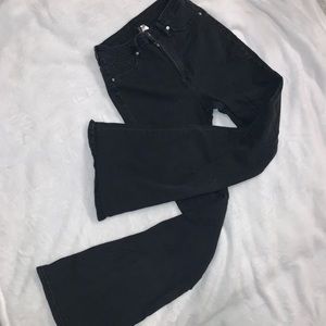 Cute black bell bottom jeans